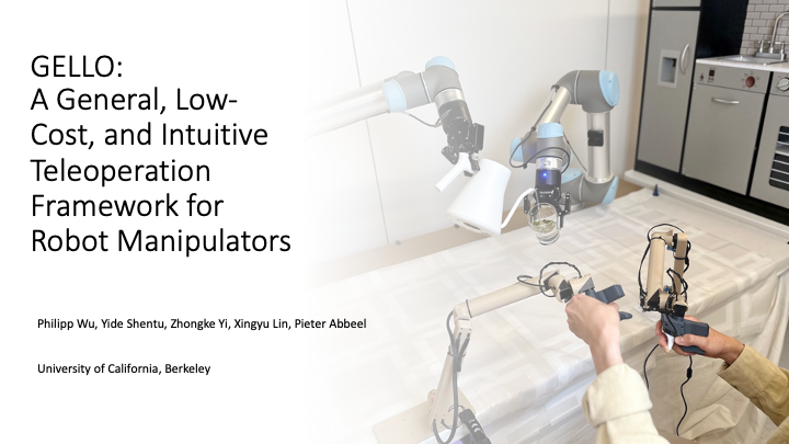 GELLO robot teleoperation system